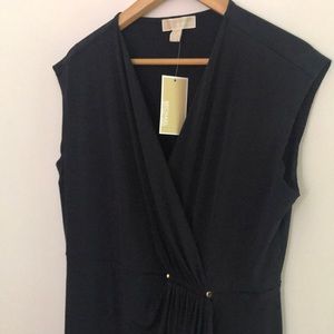 NWT Michael Kors Navy Wrap Dress